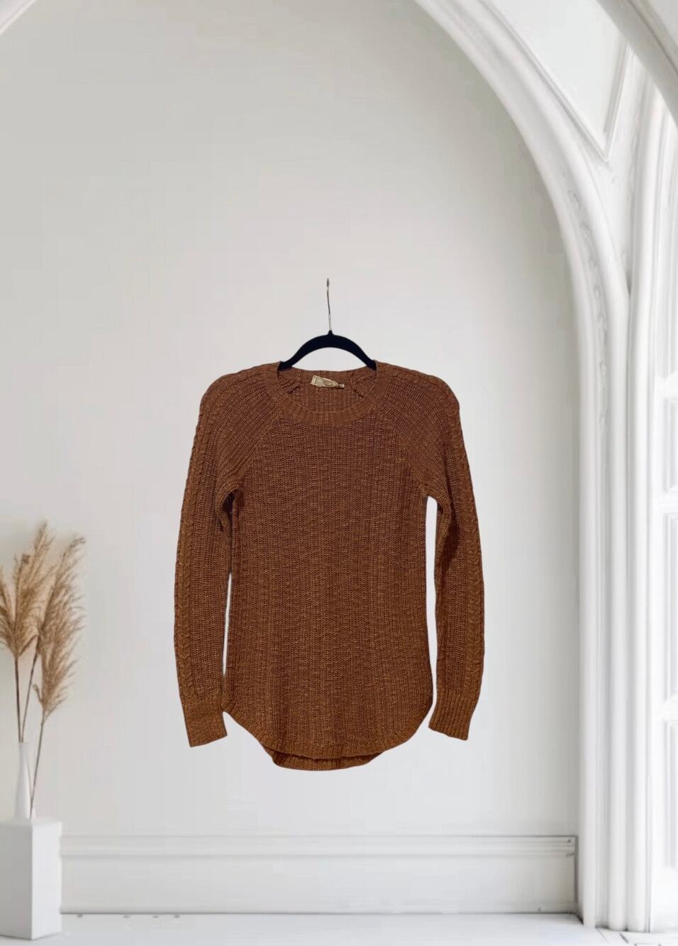 Brown Pink Republic Long Sweater Size XS